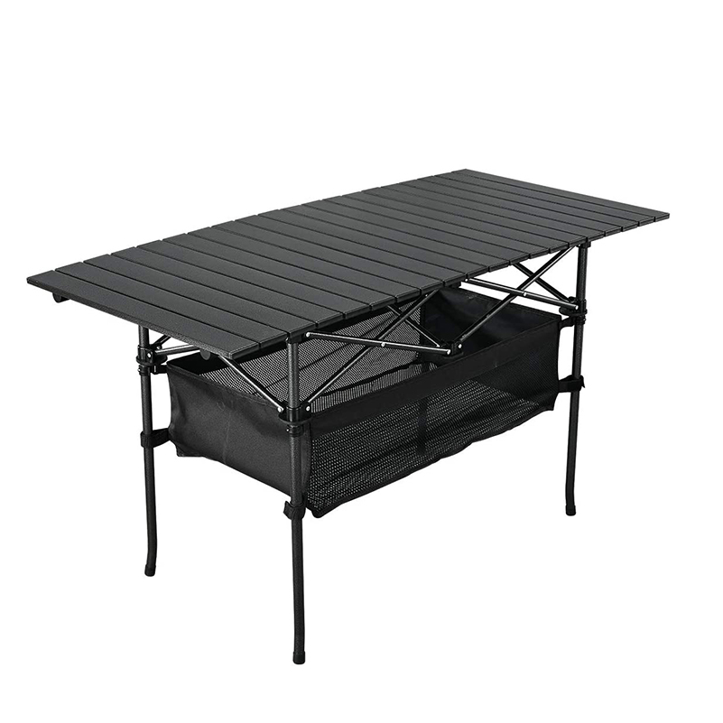 Opvouwbare campingtafel aanpassen